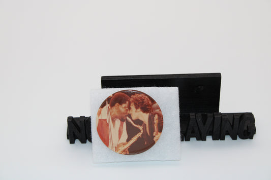 Bruce Springsteen & Clarence Clemons with Sax - Vintage ORIGINAL Collection 1978-1980 - PIN