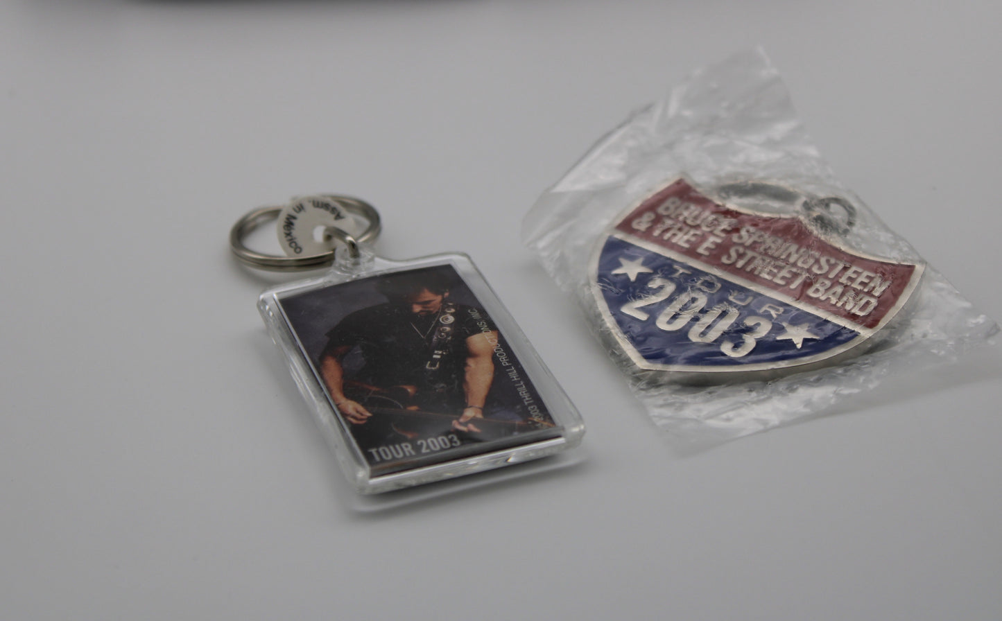 Bruce Springsteen - 2003 Concert Tour Memorabilia - Keychain 2 Pack!