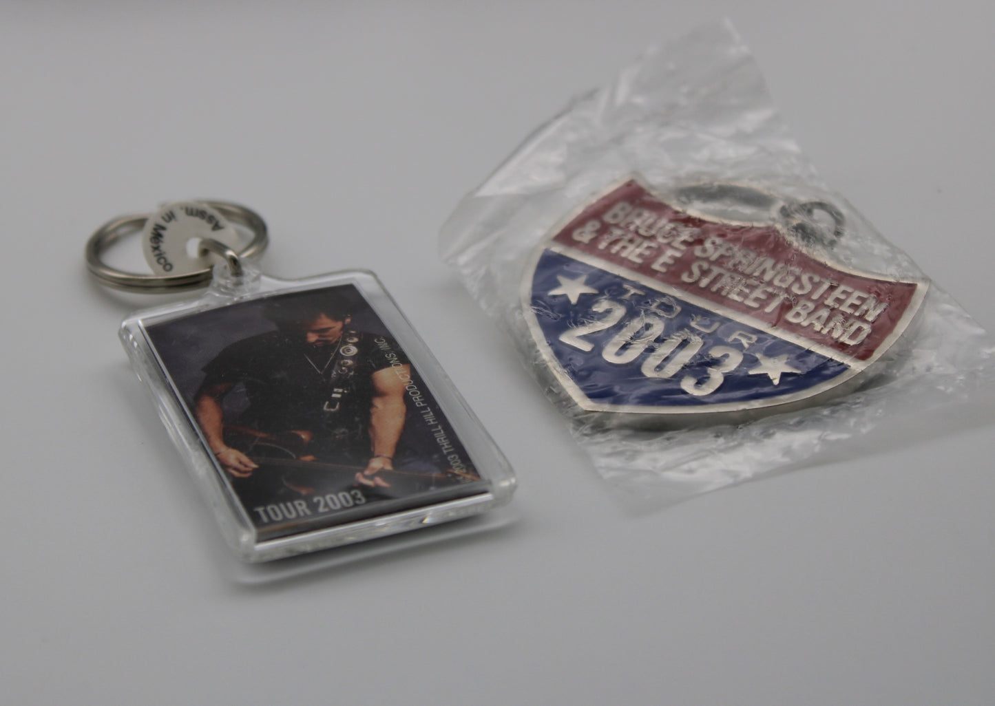 Bruce Springsteen - 2003 Concert Tour Memorabilia - Keychain 2 Pack!