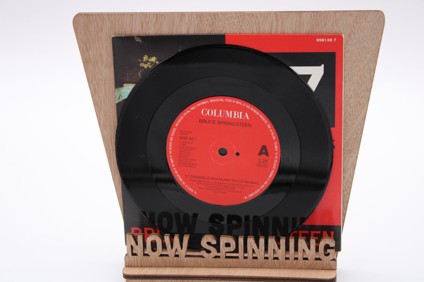 Bruce Springsteen 45 Record - Vinyl  57 Channels & 57 Channels Little Steven Mix - rare Holland Import 1992