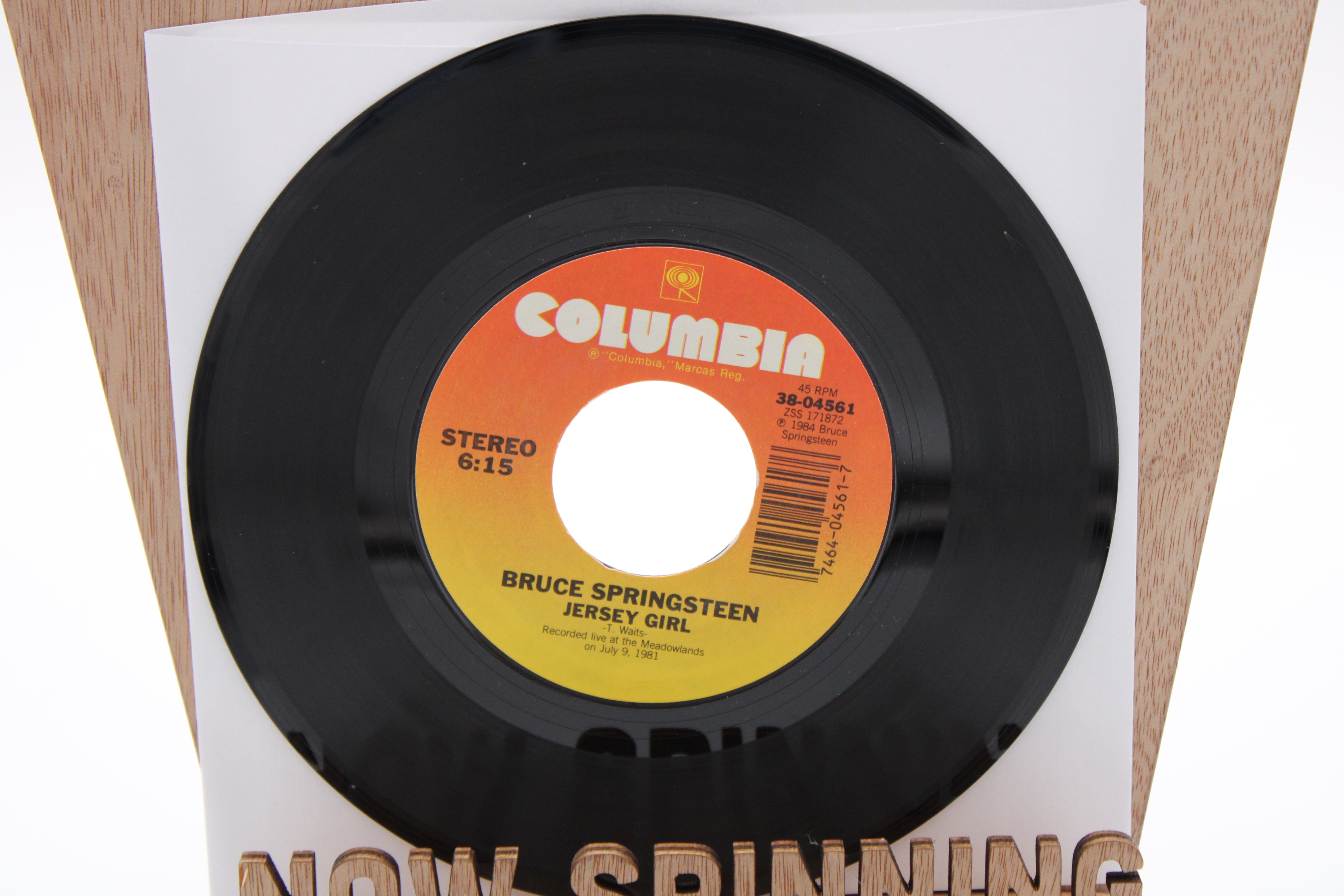 Bruce Springsteen - Cover Me & Jersey Girl - 45 Record - Original From ...