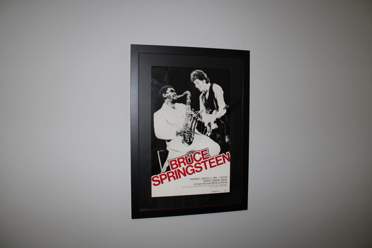 Bruce Springsteen & The ESB Concert Tour Promotion Poster - SERIGRAPHICS 1981 - CA029