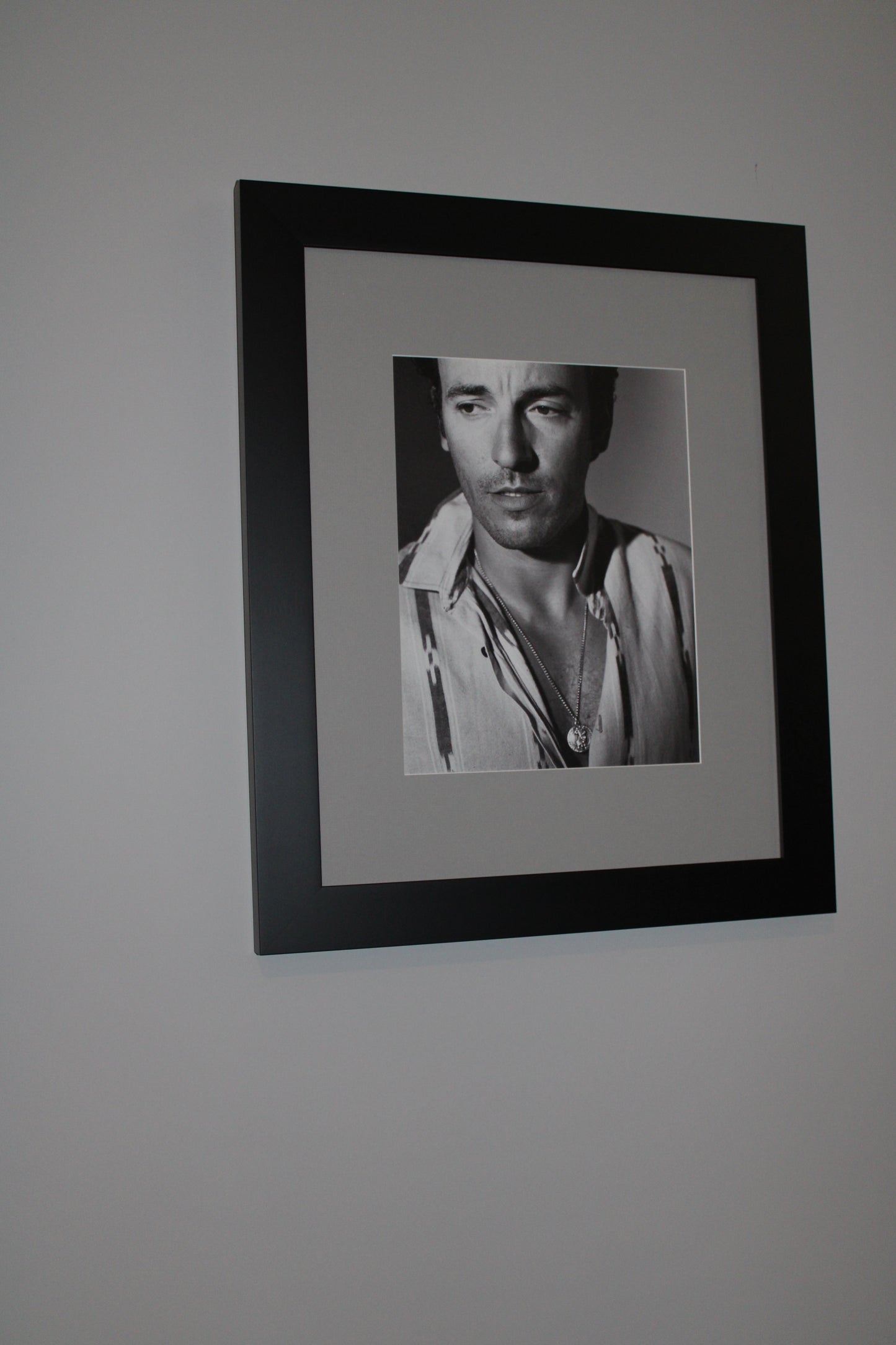 Bruce Springsteen - Beautiful Photo Captured by Photographer Bruce Weber - Custom Frame