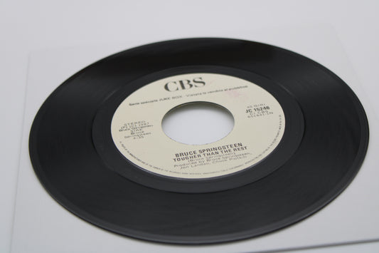 Bruce Springsteen Tougher Than Rest & Kissing A Fool George Michael 45/7" Italy Import 1984 Original