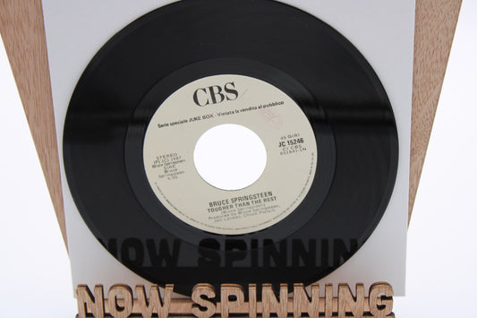 Bruce Springsteen Tougher Than Rest & Kissing A Fool George Michael 45/7" Italy Import 1984 Original