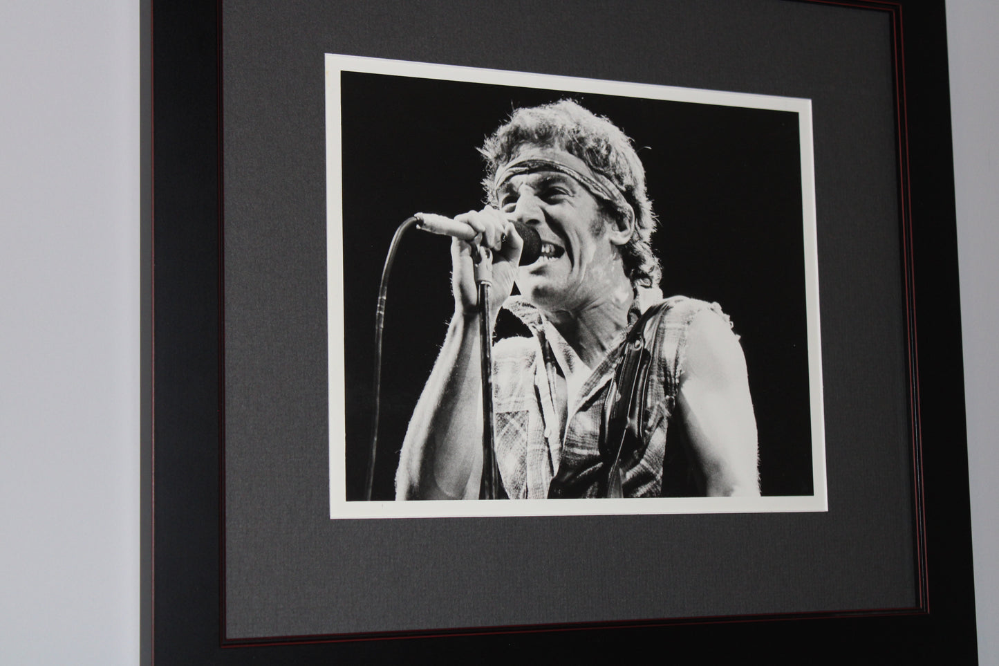 Bruce Springsteen - Born in the USA Tour 1985 Original Photograph New Custom Frame