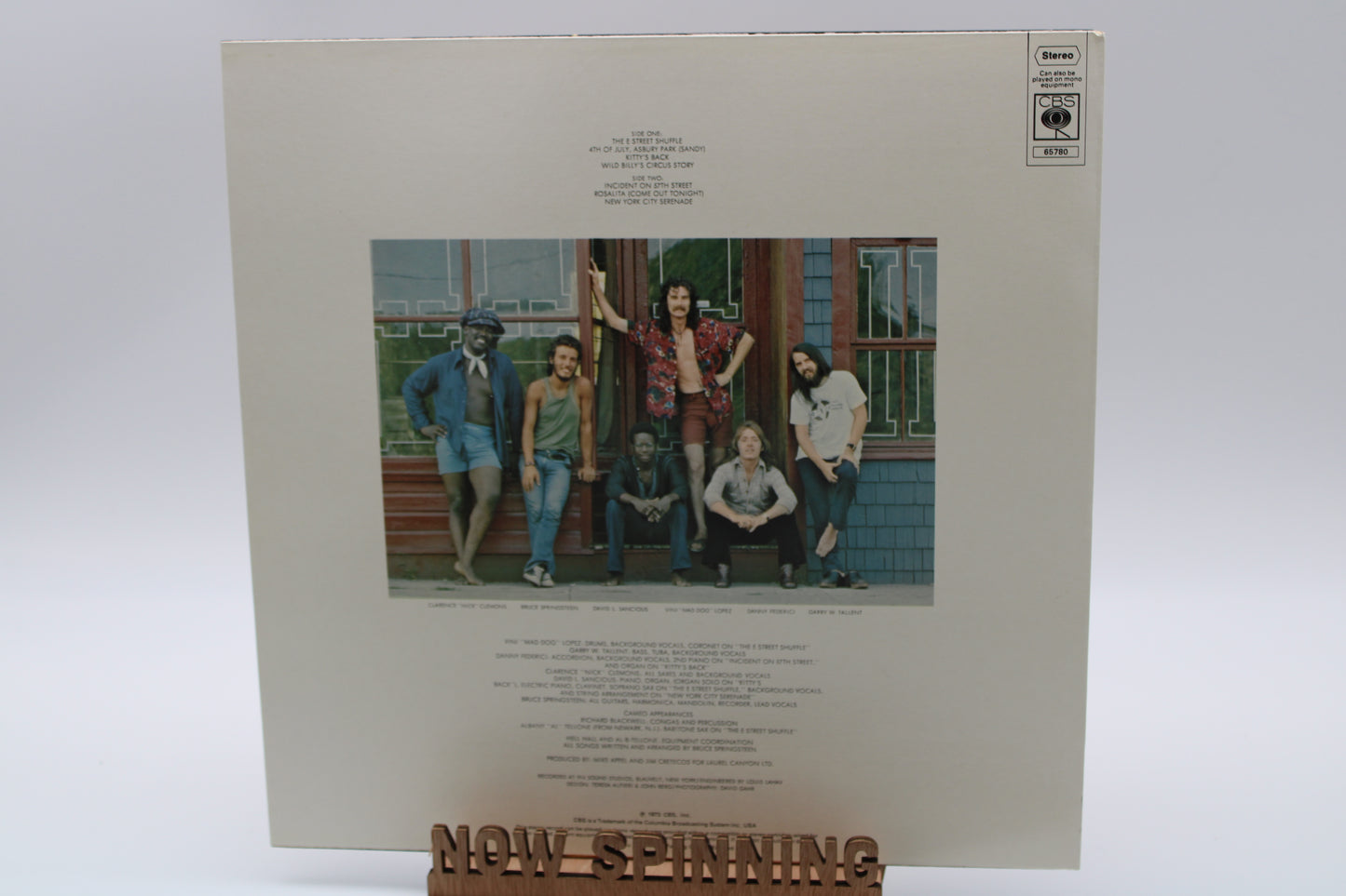 BRUCE SPRINGSTEEN VINYL CBS RECORDS 3-LP BOX SET GREETINGS, WILD, BORN TO RUN 1980/UK IMPORT