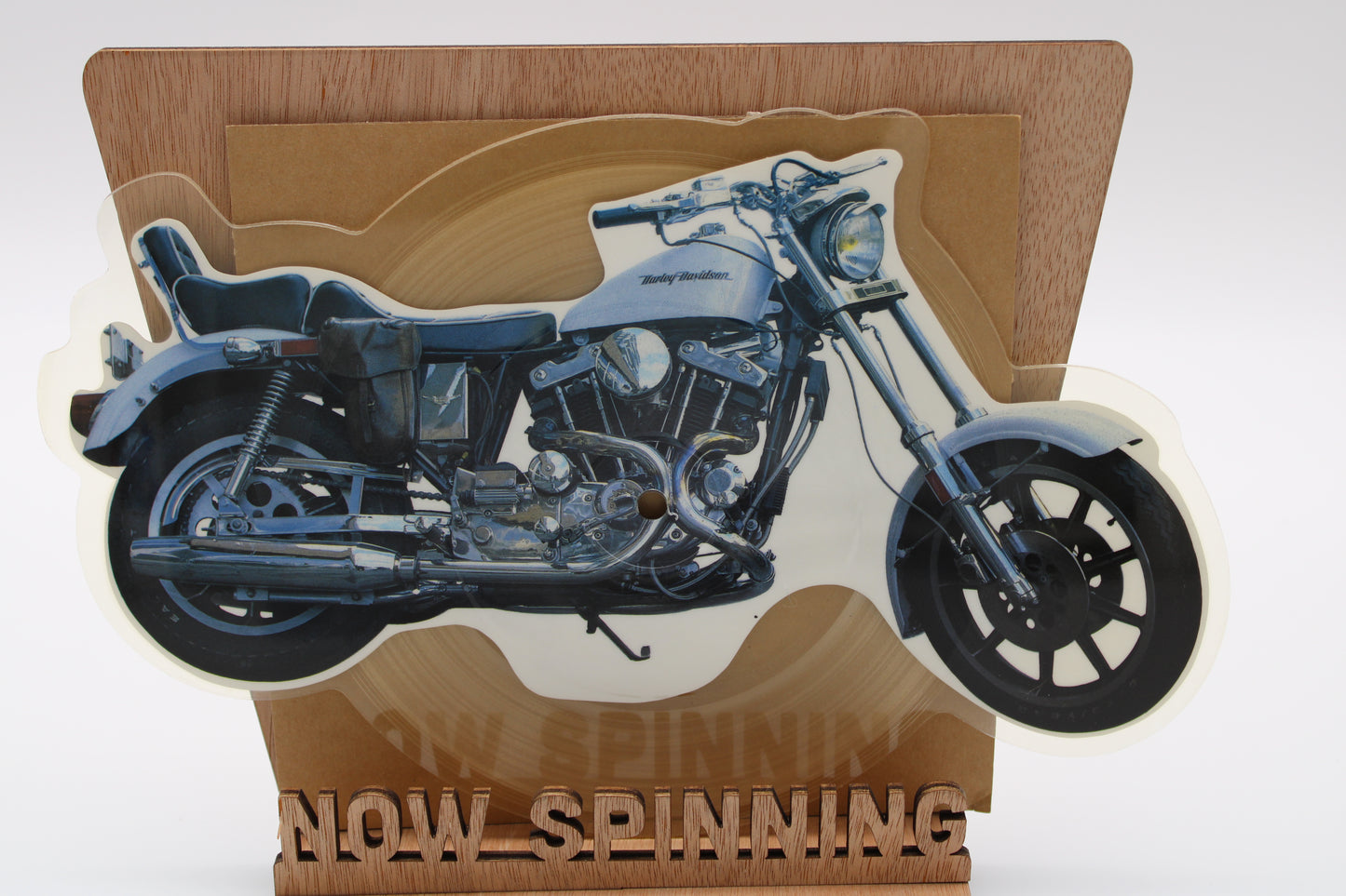 Bruce Springsteen - Interview on Vinyl Harley Davidson Shaped Picture Disc in PVC sleeve  BLV