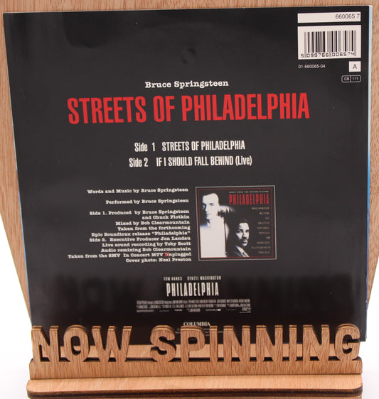Bruce Springsteen - Streets of Philadelphia 1994 -UK Import 45 Record Picture Sleeve Near Mint