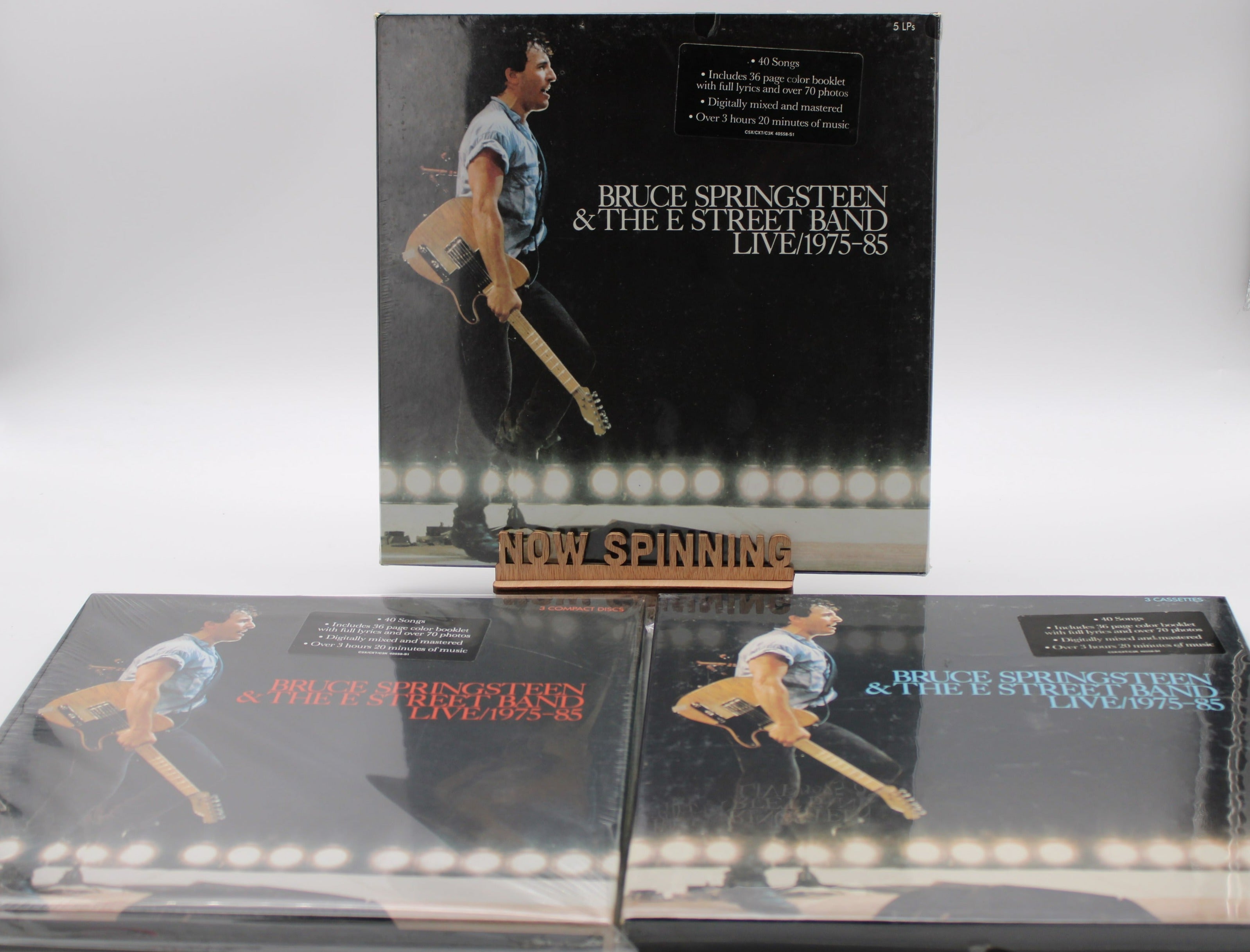 Bruce Springsteen SEALED Live 1975-85 Sealed Bundle Vinyl, Cassettes ...