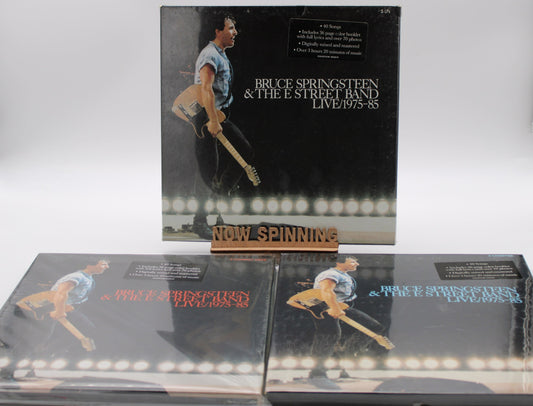 Bruce Springsteen SEALED Live 1975-85 Sealed Bundle Vinyl, Cassettes & CDs - 3 Sealed Box Sets