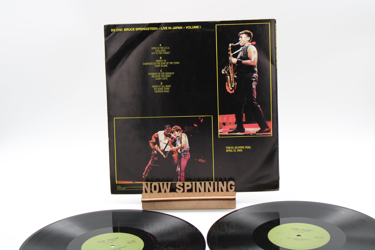 Bruce Springsteen Live In Japan - Volume 1 & 2 Unofficial Vinyl - Tokyo Concert BLV