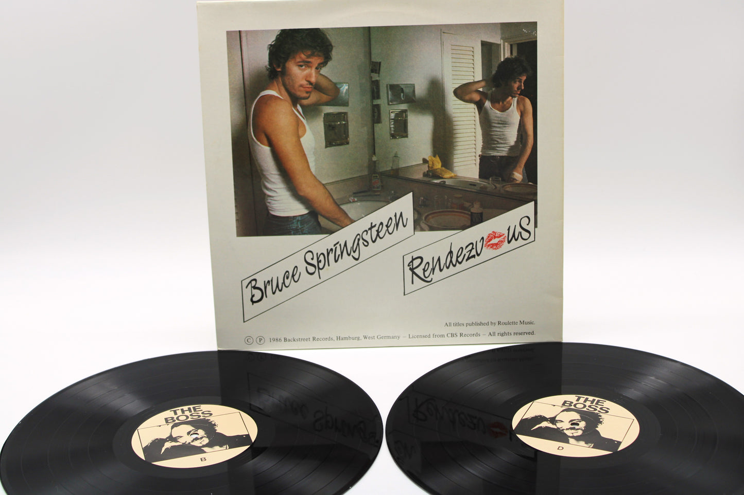 Bruce Springsteen RENDEZVOUS Vinyl 2 LPs LIVE 1974-1977 Import 1986 Unofficial BLV