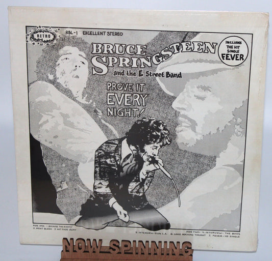 Bruce Springsteen SEALED "Prove It Every Night" Unofficial Vinyl Near Mint