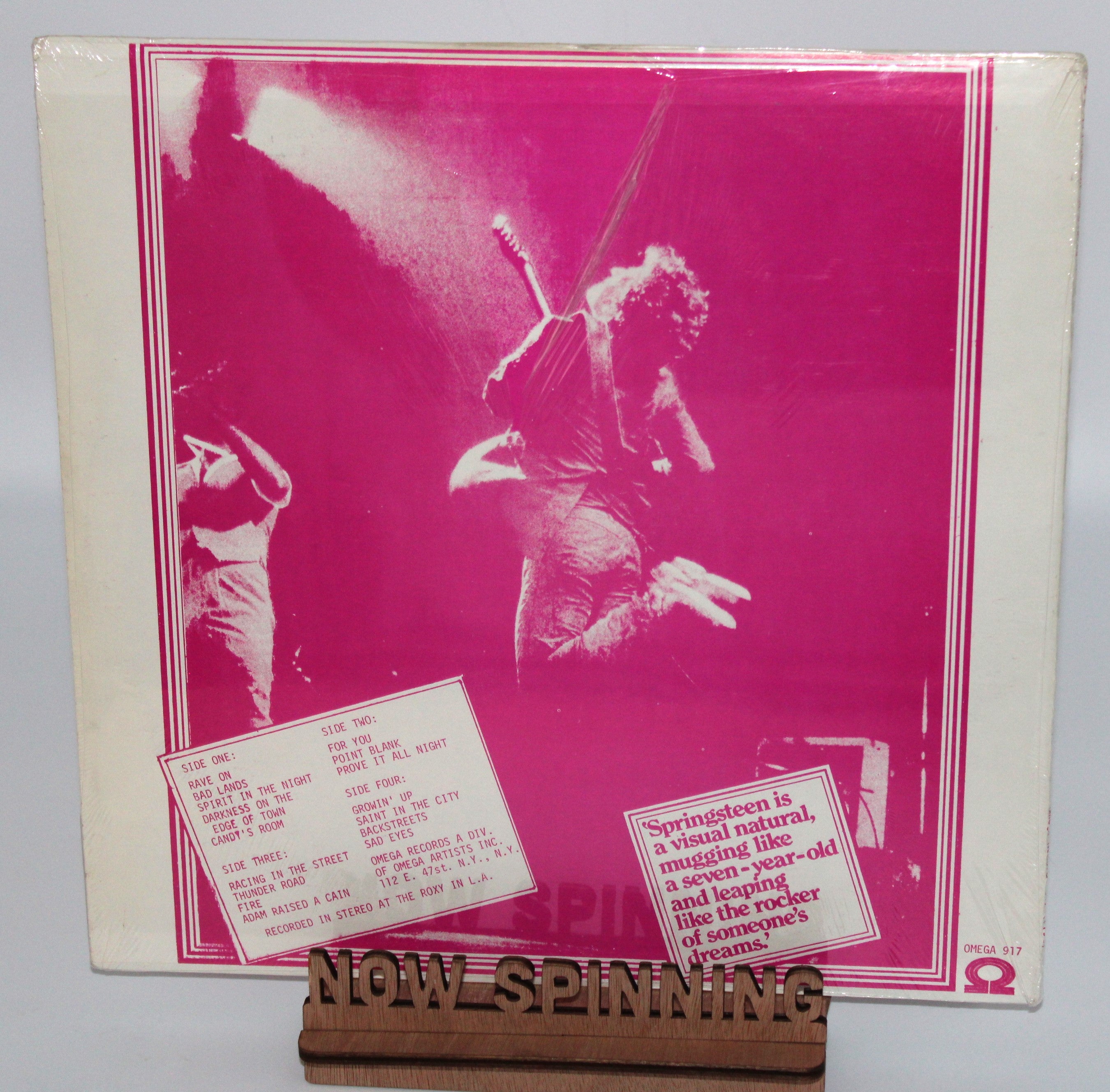 Bruce Springsteen SEALED Raises Cain Live in Stereo at the