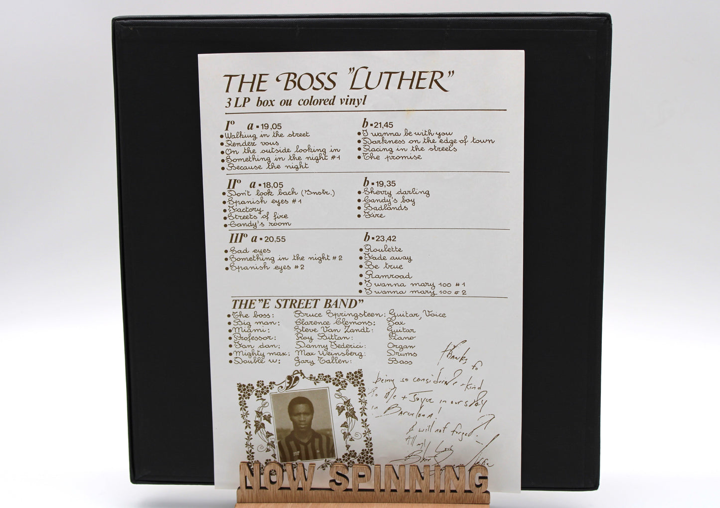 Bruce Springsteen "LUTHER"  3LPs Color Vinyl Box Set 1977-1979 Unofficial Rare Collectible