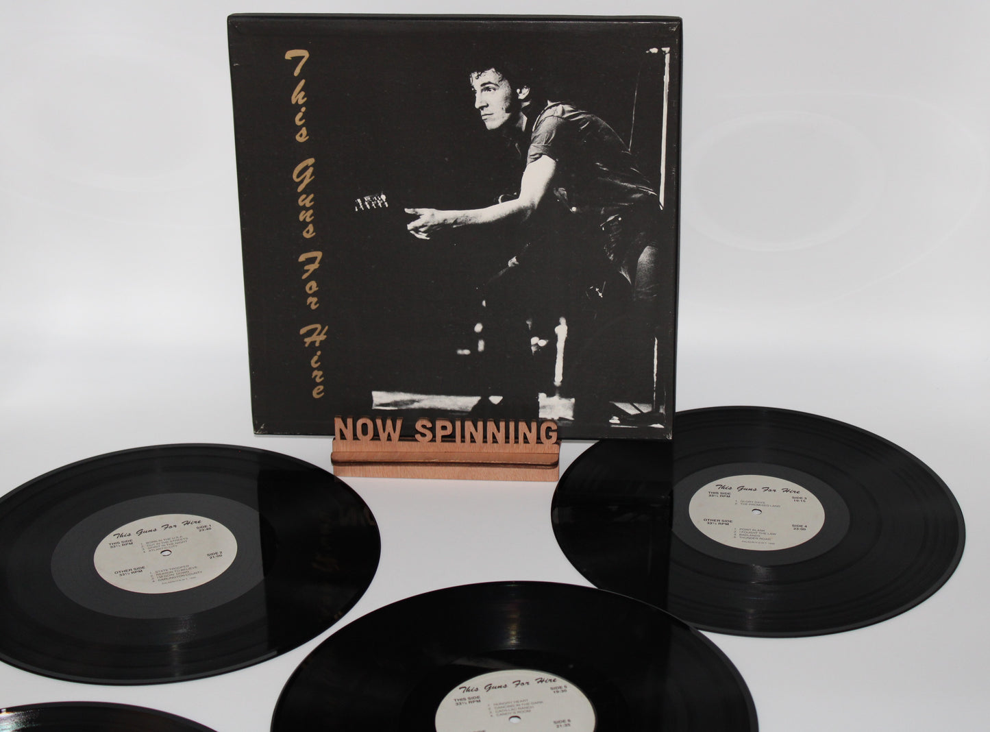 Bruce Springsteen - This Guns For Hire – 5 Vinyl LP Box Set – Near Mint BLV - Live at Spectrum 1984