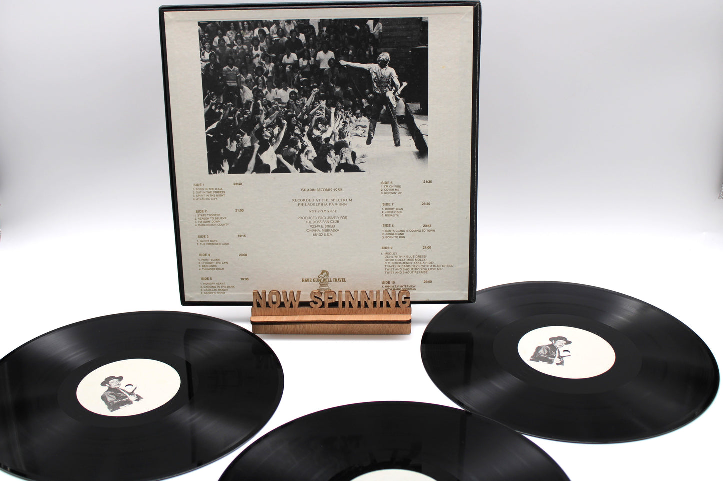 Bruce Springsteen - This Guns For Hire – 5 Vinyl LP Box Set – Near Mint BLV - Live at Spectrum 1984